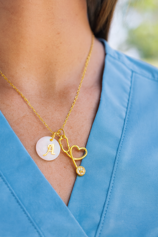 Personalized Stethoscope Necklace