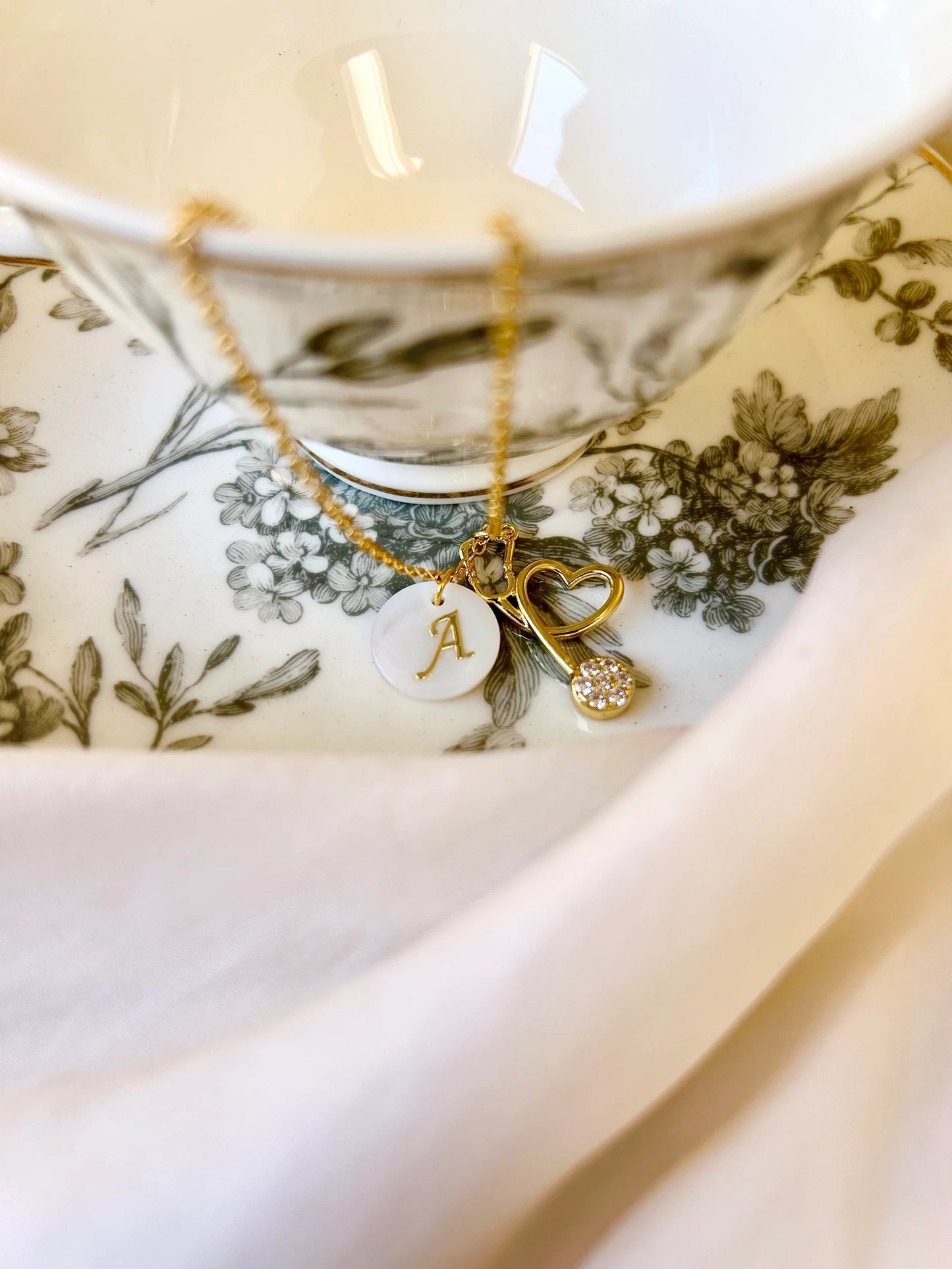 Personalized Stethoscope Necklace