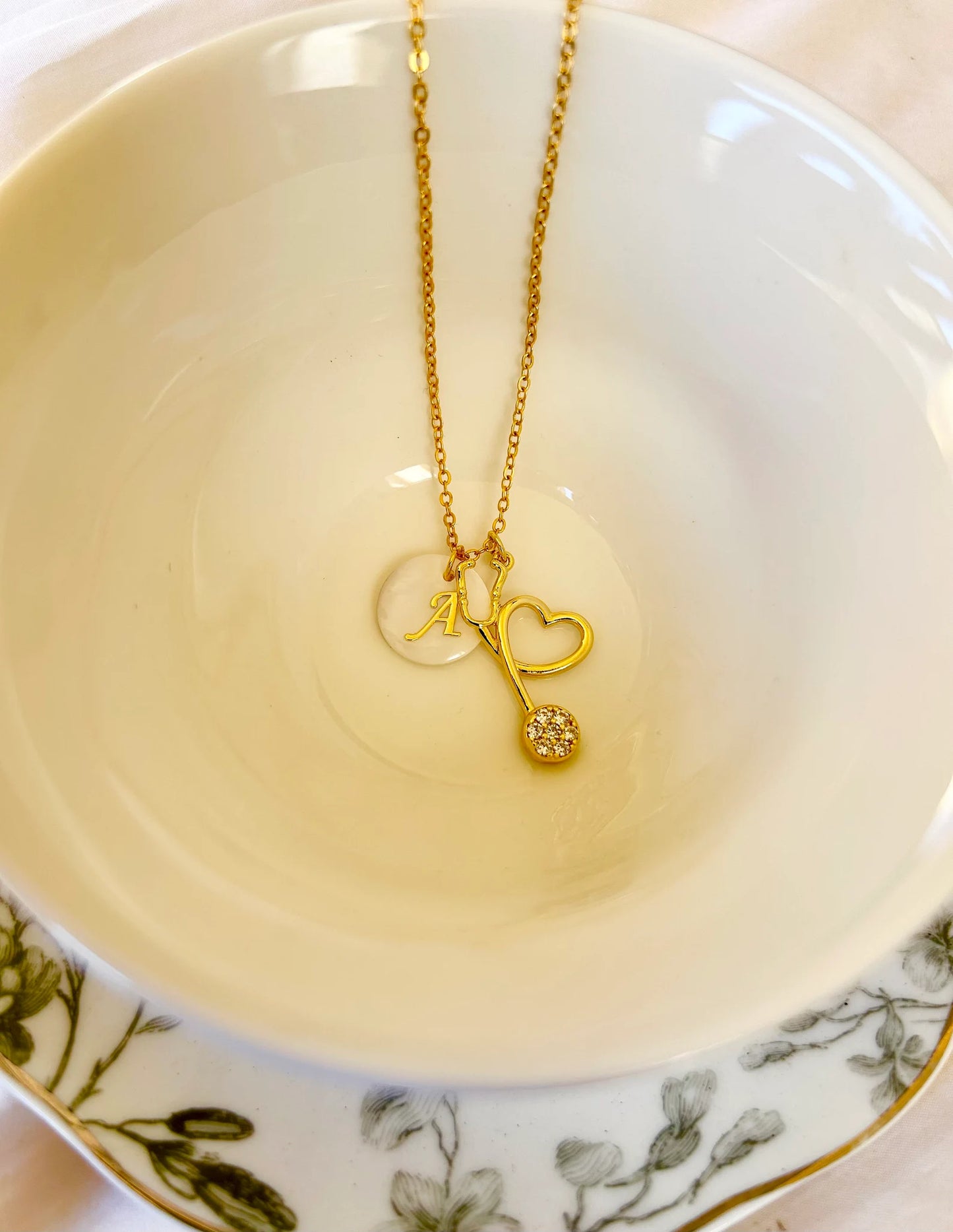 Personalized Stethoscope Necklace