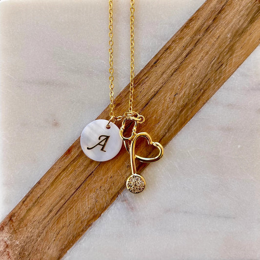 Personalized Stethoscope Necklace